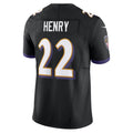 Odoa B.Ravens #22 Derrick Henry Player Vapor F.U.S.E. Limited Black Stitched Jerseys