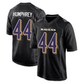 Odoa B.Ravens #44 Marlon Humphrey Player Carbon Black Fashion Home Game Stitched Jerseys