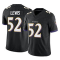 Odoa B.Ravens #52 Ray Lewis Player Black Vapor F.U.S.E. Limited Game Stitched Jerseys