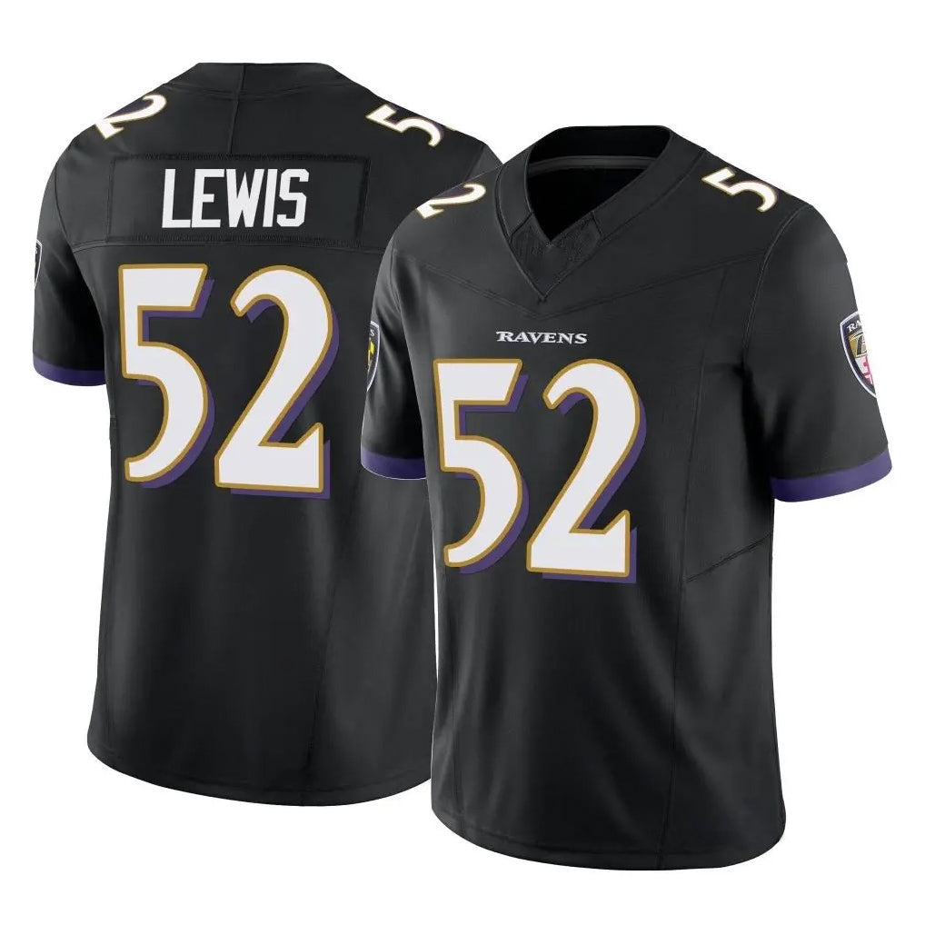 Odoa B.Ravens #52 Ray Lewis Player Black Vapor F.U.S.E. Limited Game Stitched Jerseys