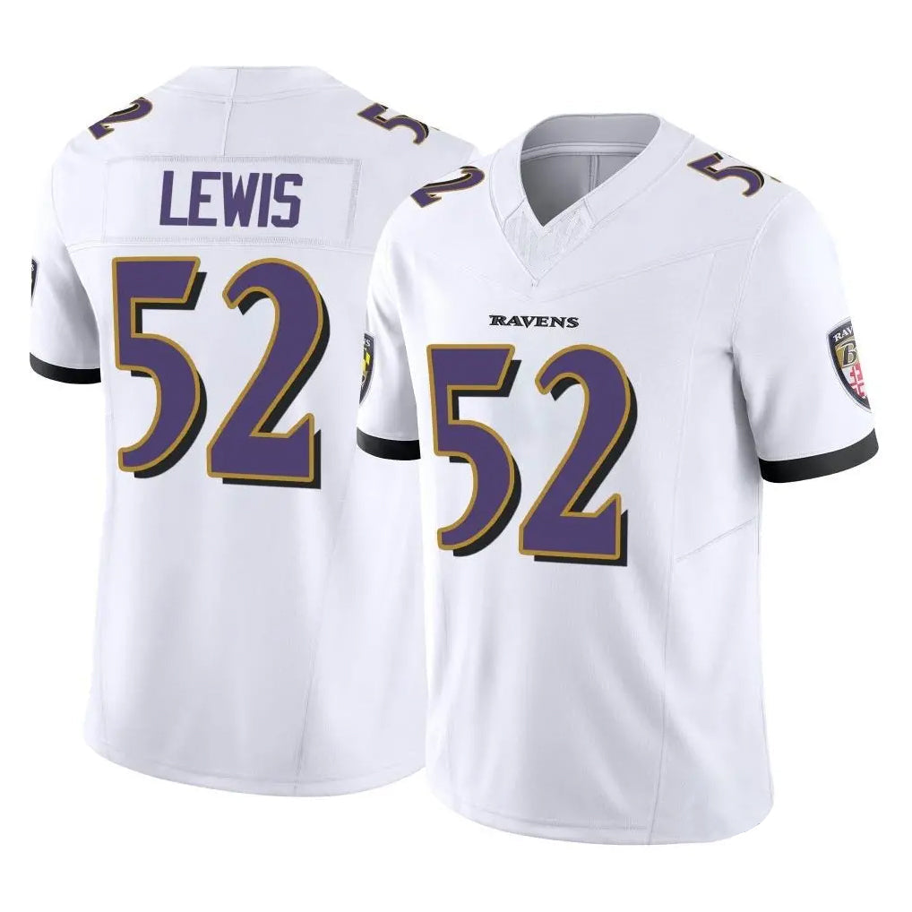 Odoa B.Ravens #52 Ray Lewis Player White Vapor F.U.S.E. Limited Game Home Stitched Jerseys