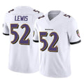Odoa B.Ravens #52 Ray Lewis Player White Vapor F.U.S.E. Limited Game Home Stitched Jerseys