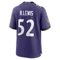 Odoa B.Ravens #52 Ray Lewis Purple Team Retired Player Game Stitched Jerseys