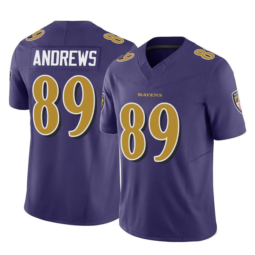 Odoa B.Ravens #89 Mark Andrews Player Purple Vapor F.U.S.E. Limited Game Stitched Jerseys