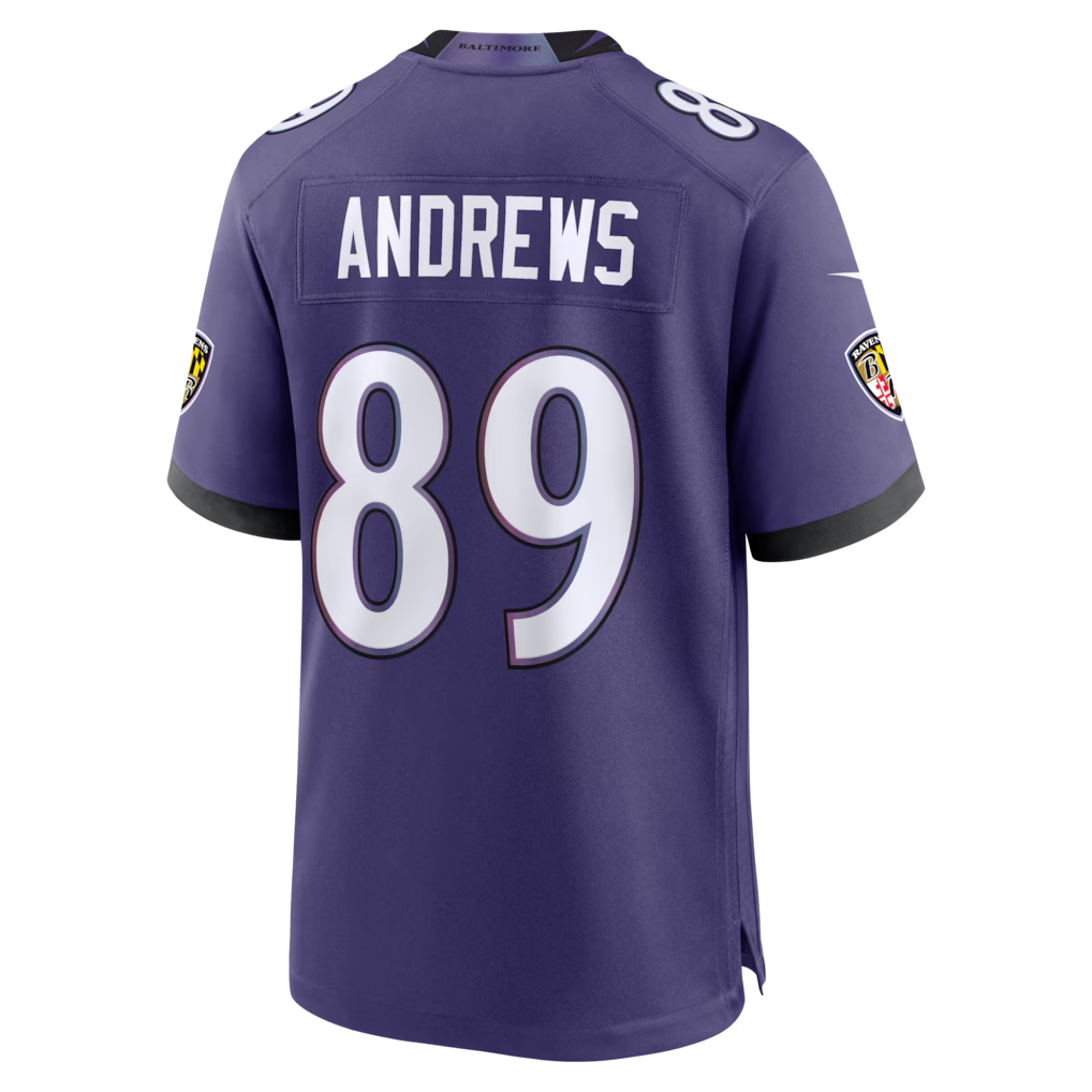 Odoa B.Ravens #89 Mark Andrews Purple Team Game Stitched Jerseys