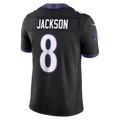 Odoa B.Ravens #8 Lamar Jackson Black Alternate Alternate Vapor F.U.S.E. Stitched Limited Jerseys