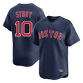 Odoa B.Red Sox #10 Trevor Story Player Navy Limited Home Game Stitched Jerseys