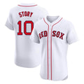 Odoa B.Red Sox #10 Trevor Story Player White Limited Elite Home Game Stitched Jerseys