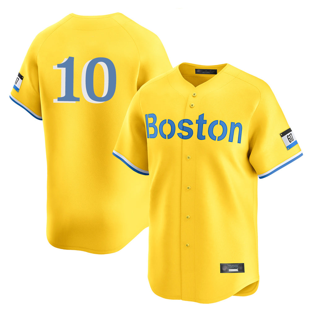 Odoa B.Red Sox #10 Trevor Story Player Black Home Game Stitched Jerseys