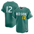 Odoa B.Red Sox #12 Connor Wong Player Green City Connect Limited Home Game Stitched Jerseys