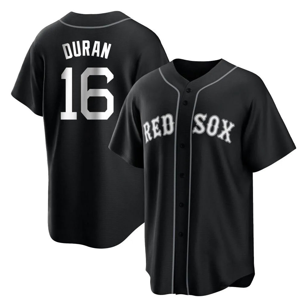 Odoa B.Red Sox #16 Jarren Duran Player Black Home Game Stitched Jerseys