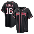 Odoa B.Red Sox #16 Jarren Duran Player Black Out Home Game Stitched Jerseys