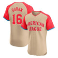 Odoa B.Red Sox #16 Jarren Duran Player Cream All-Star Short-Sleeved Limited Elite Home Game Stitched Jerseys