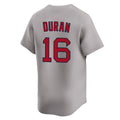 Odoa B.Red Sox #16 Jarren Duran Player Gray Road Limited Home Game Stitched Jerseys