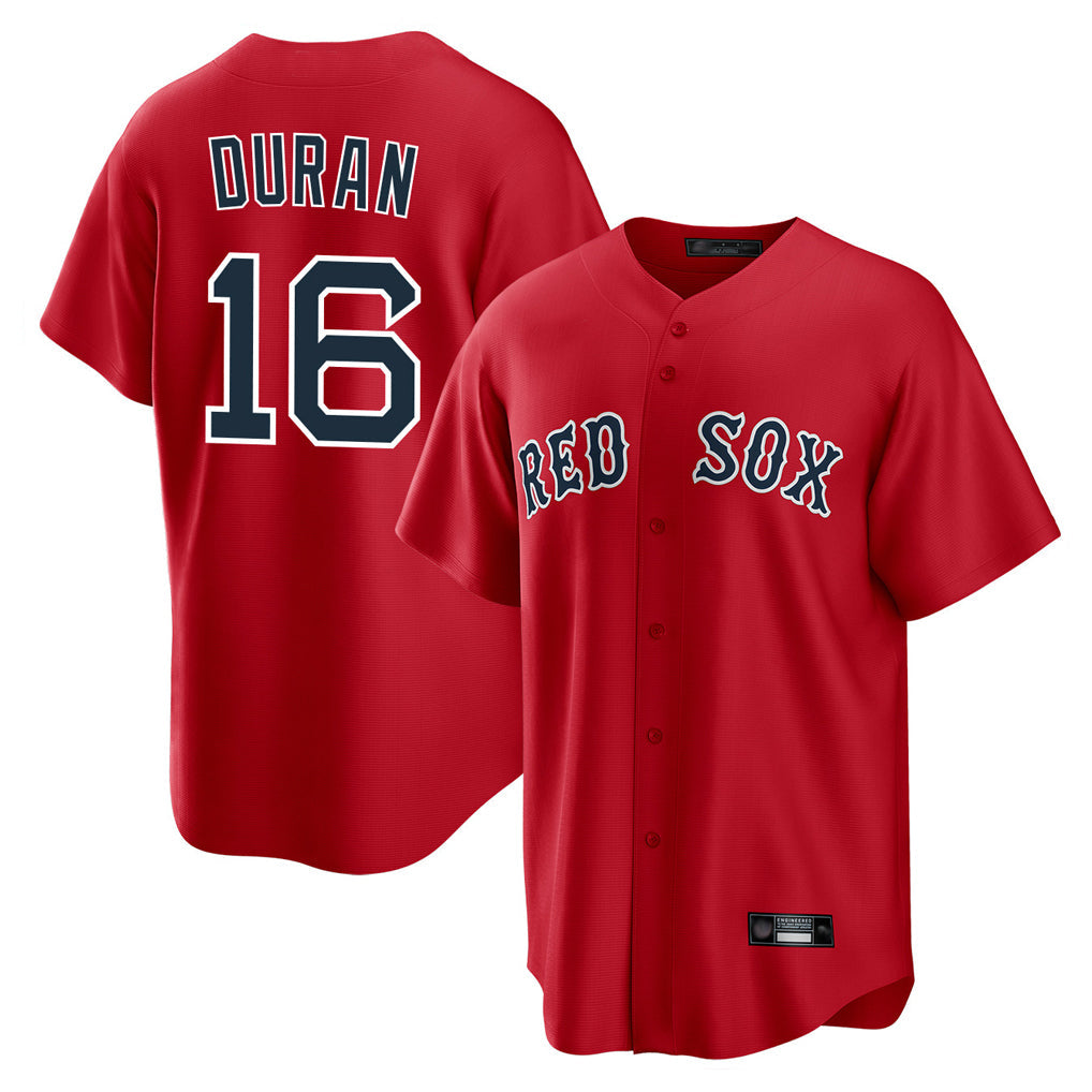 Odoa B.Red Sox #16 Jarren Duran Player Red Home Game Stitched Jersey