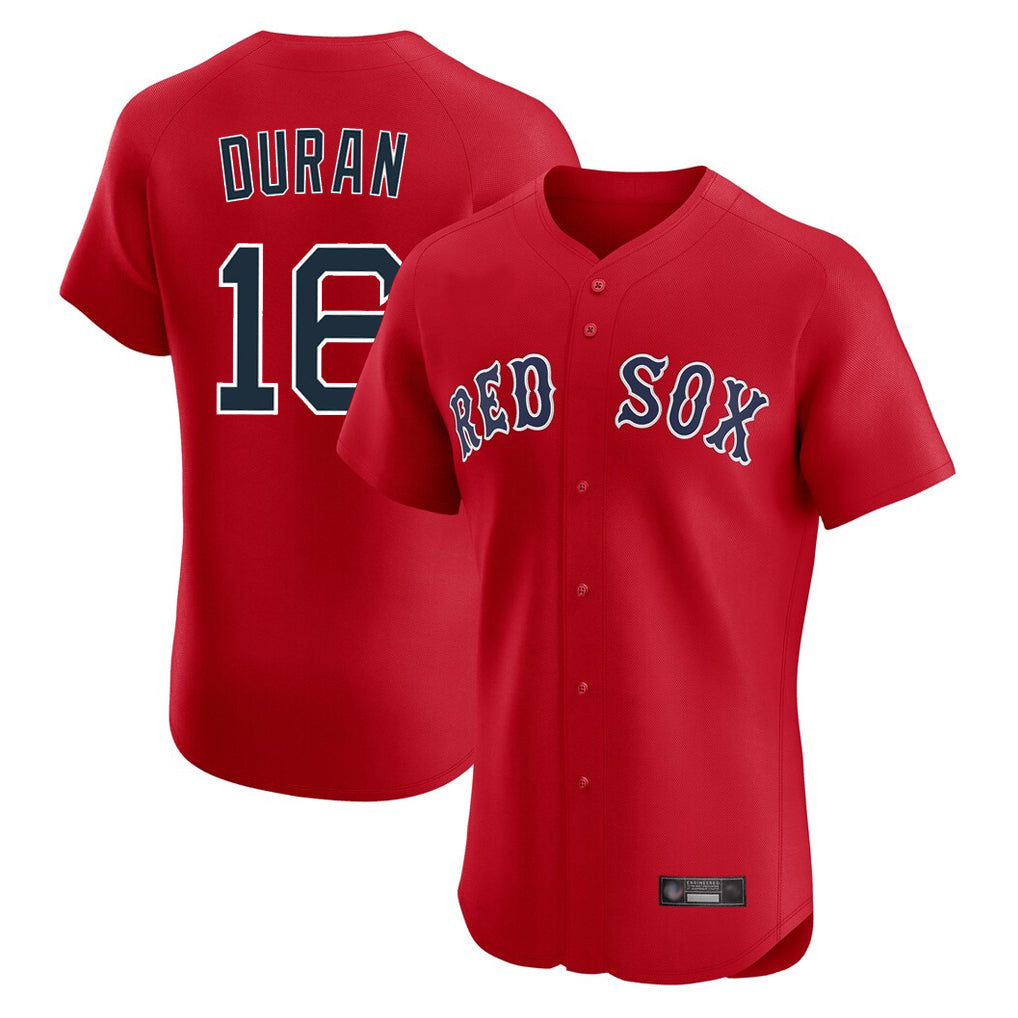 Odoa B.Red Sox #16 Jarren Duran Player Red Limited Elite Home Game Stitched Jersey
