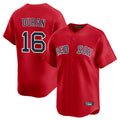 Odoa B.Red Sox #16 Jarren Duran Player Red Limited Home Game Stitched Jersey