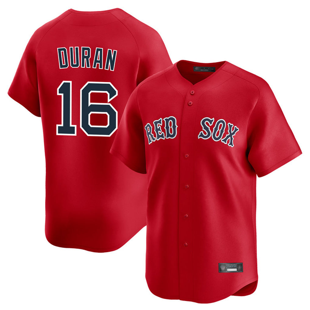 Odoa B.Red Sox #16 Jarren Duran Player Red Limited Home Game Stitched Jersey
