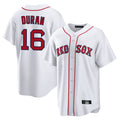 Odoa B.Red Sox #16 Jarren Duran Player White Home Game Stitched Jersey