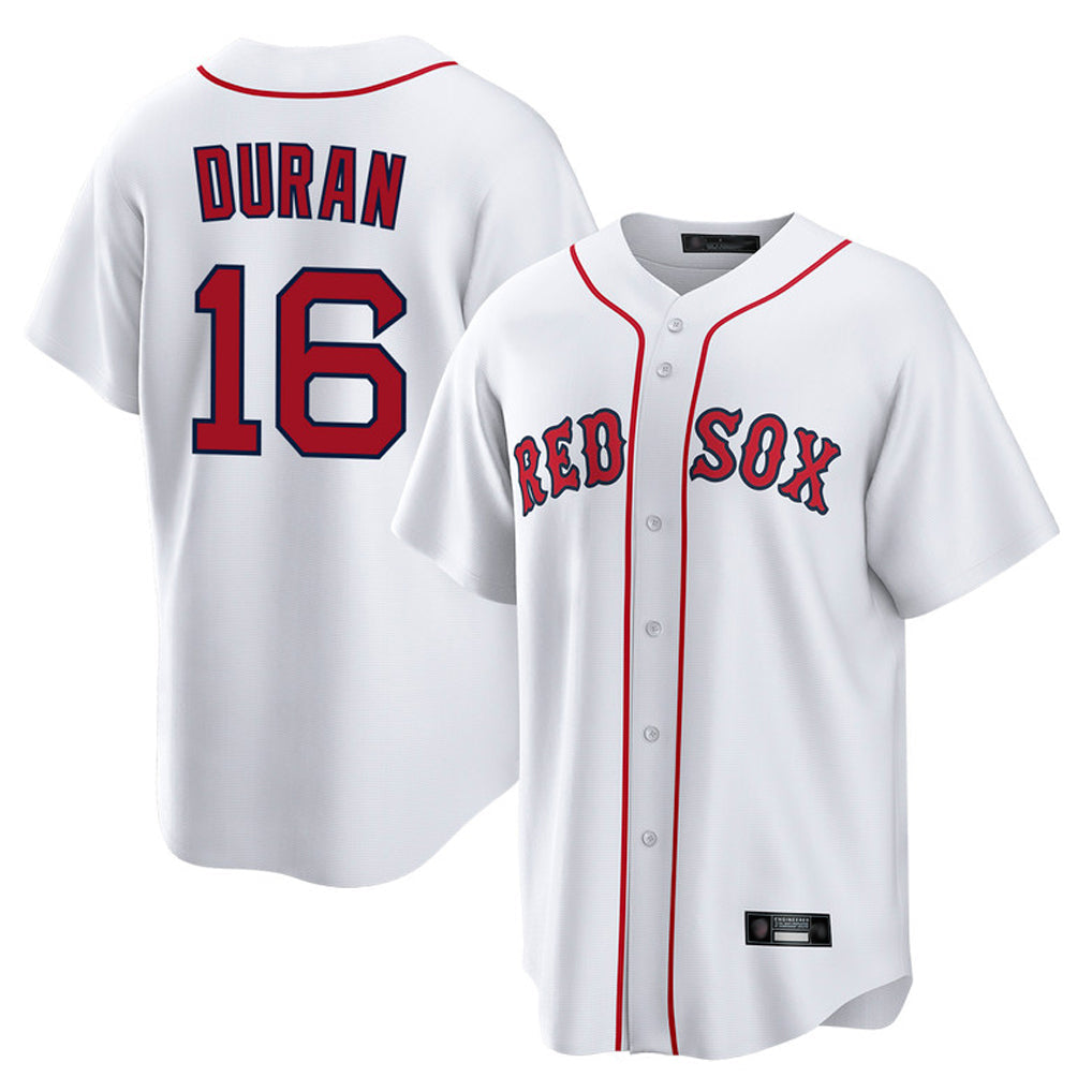 Odoa B.Red Sox #16 Jarren Duran Player White Home Game Stitched Jersey