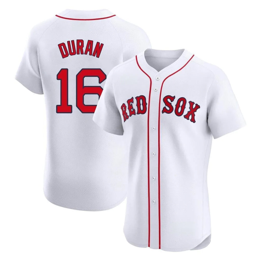 Odoa B.Red Sox #16 Jarren Duran Player White Limited Elite Home Game Stitched Jersey