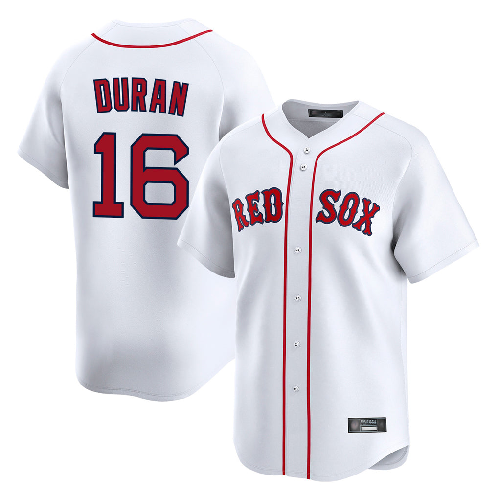 Odoa B.Red Sox #16 Jarren Duran Player White Limited Home Game Stitched Jersey