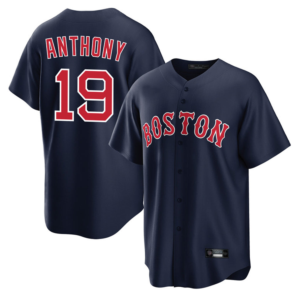 Odoa B.Red Sox #19 Roman Anthony Player Navy Home Game Stitched Jerseys