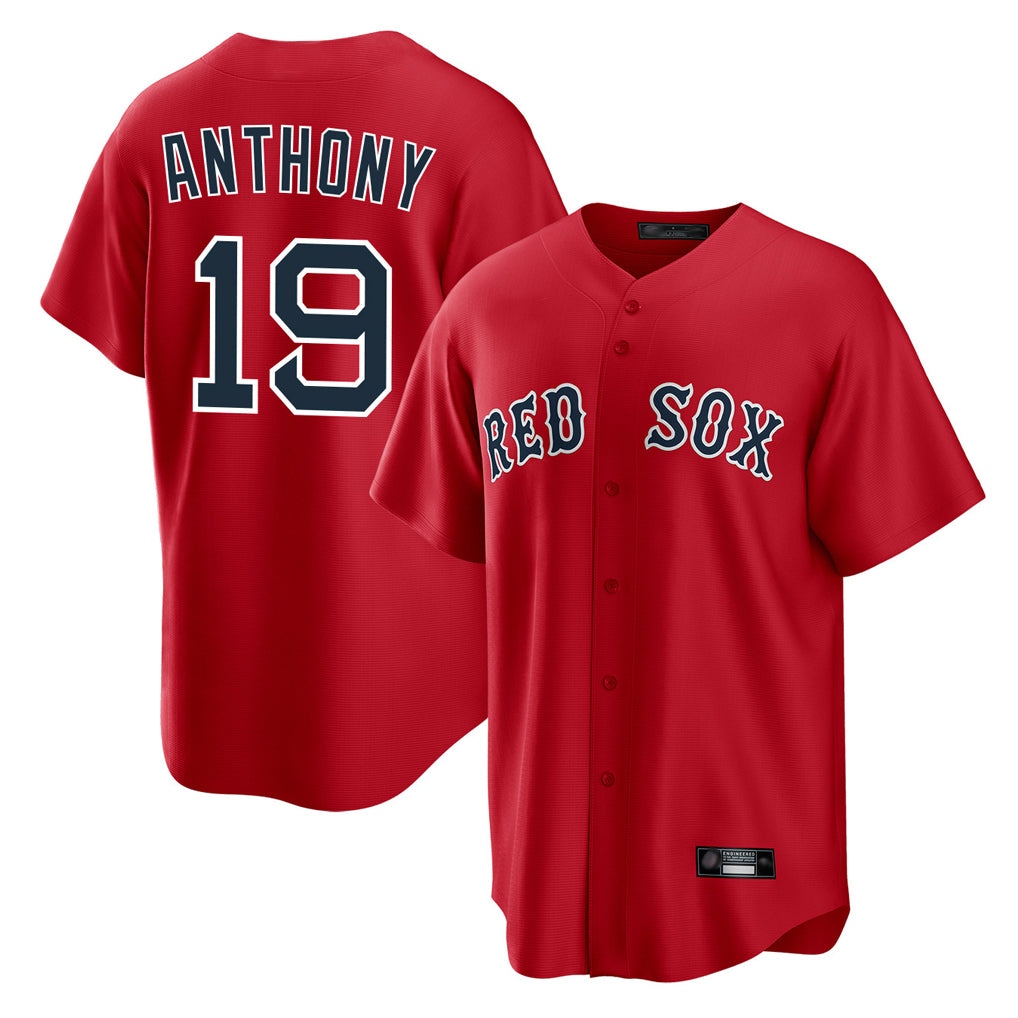 Odoa B.Red Sox #19 Roman Anthony Player Red Home Game Stitched Jerseys