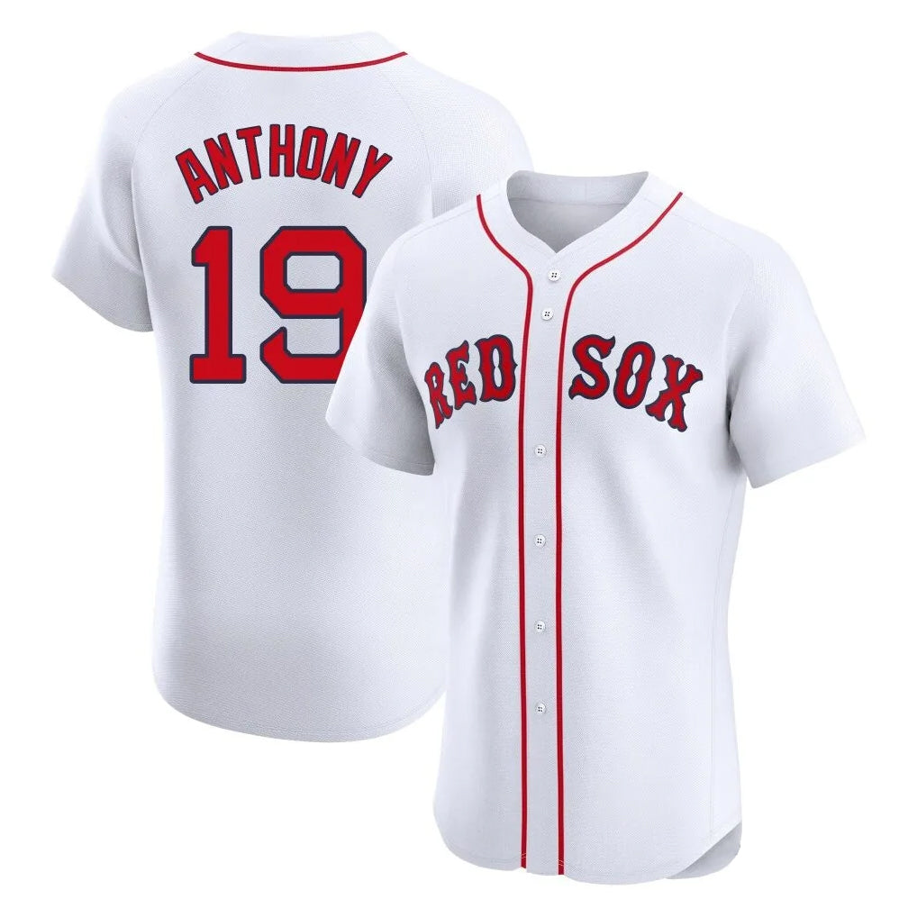 Odoa B.Red Sox #19 Roman Anthony Player White Limited Elite Home Game Stitched Jerseys