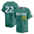 Odoa B.Red Sox #22 Garrett Whitlock Player Green City Connect Limited Home Game Stitched Jerseys