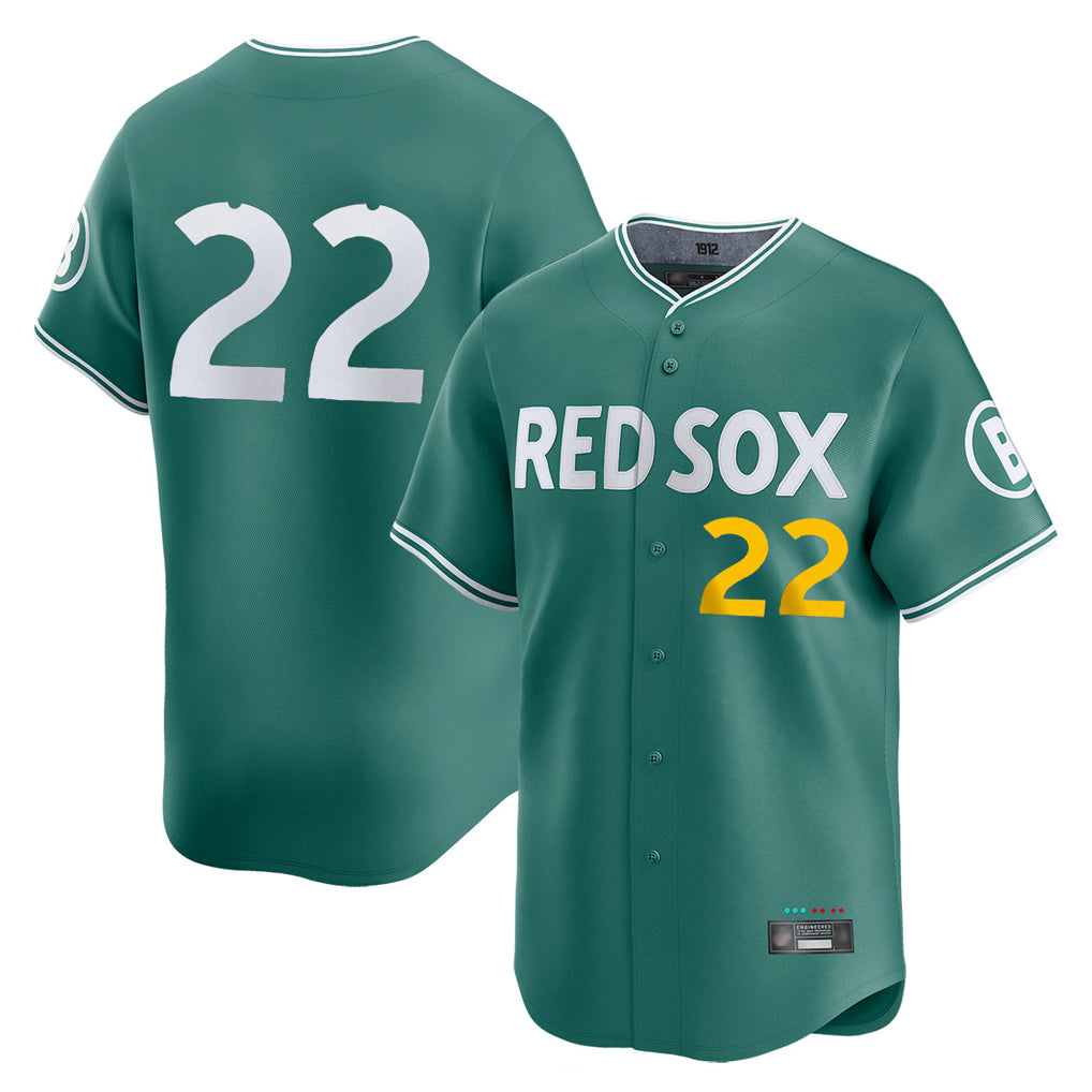 Odoa B.Red Sox #22 Garrett Whitlock Player Green City Connect Limited Home Game Stitched Jerseys