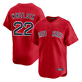 Odoa B.Red Sox #22 Garrett Whitlock Player Red Limited Home Game Stitched Jerseys
