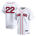 Odoa B.Red Sox #22 Garrett Whitlock Player White Limited Home Game Stitched Jerseys
