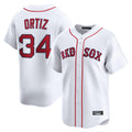 Odoa B.Red Sox #34 David Ortiz Player White Limited Home Game Stitched Jerseys