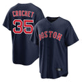 Odoa B.Red Sox #35 Garrett Crochet Player Navy Home Game Stitched Jerseys