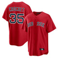 Odoa B.Red Sox #35 Garrett Crochet Player Red Home Game Stitched Jerseys