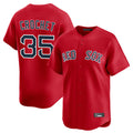 Odoa B.Red Sox #35 Garrett Crochet Player Red Limited Home Game Stitched Jerseys