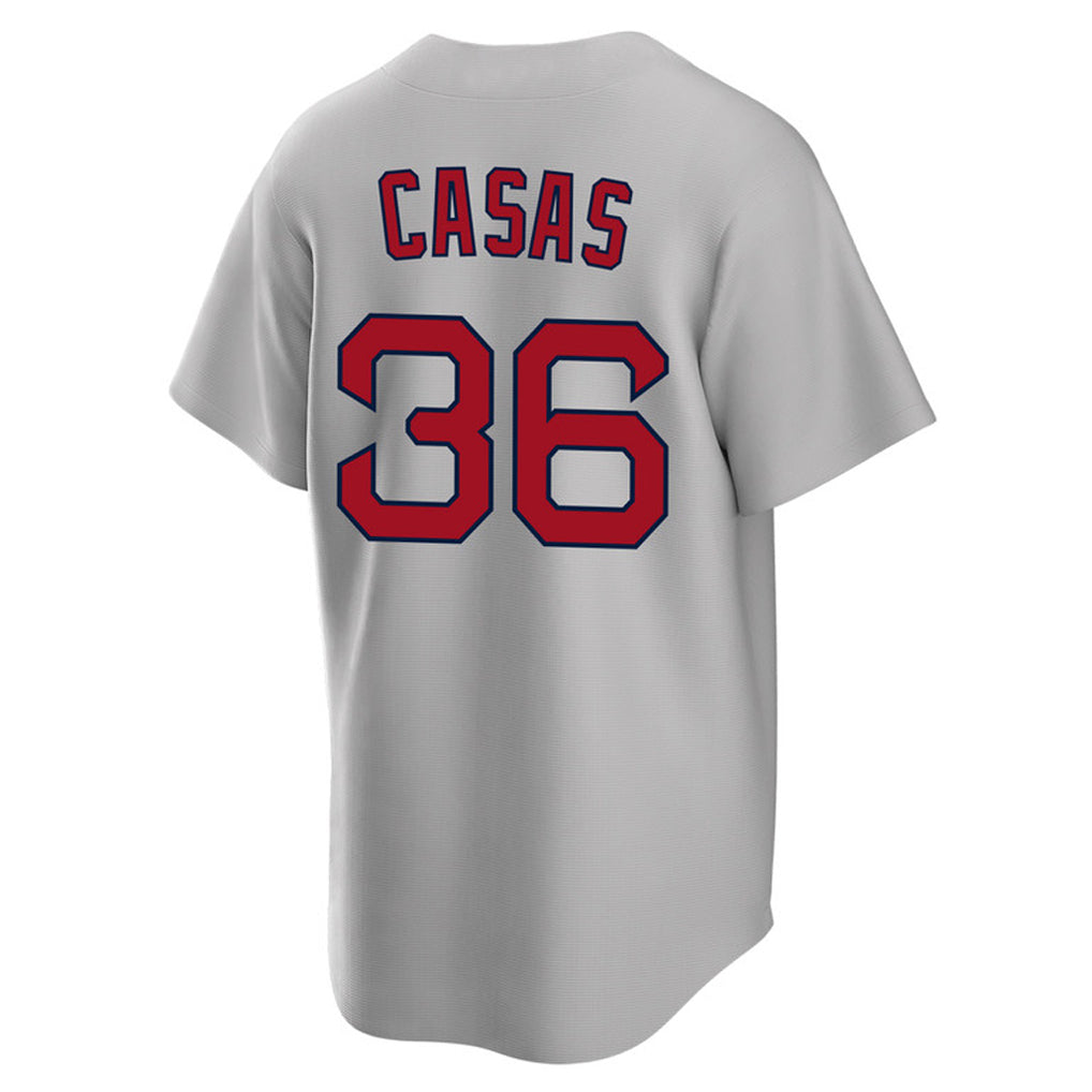 Odoa B.Red Sox #36 Triston Casas Player Gray Road Home Game Stitched Jersey