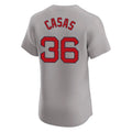 Odoa B.Red Sox #36 Triston Casas Player Gray Road Limited Elite Home Game Stitched Jerseys