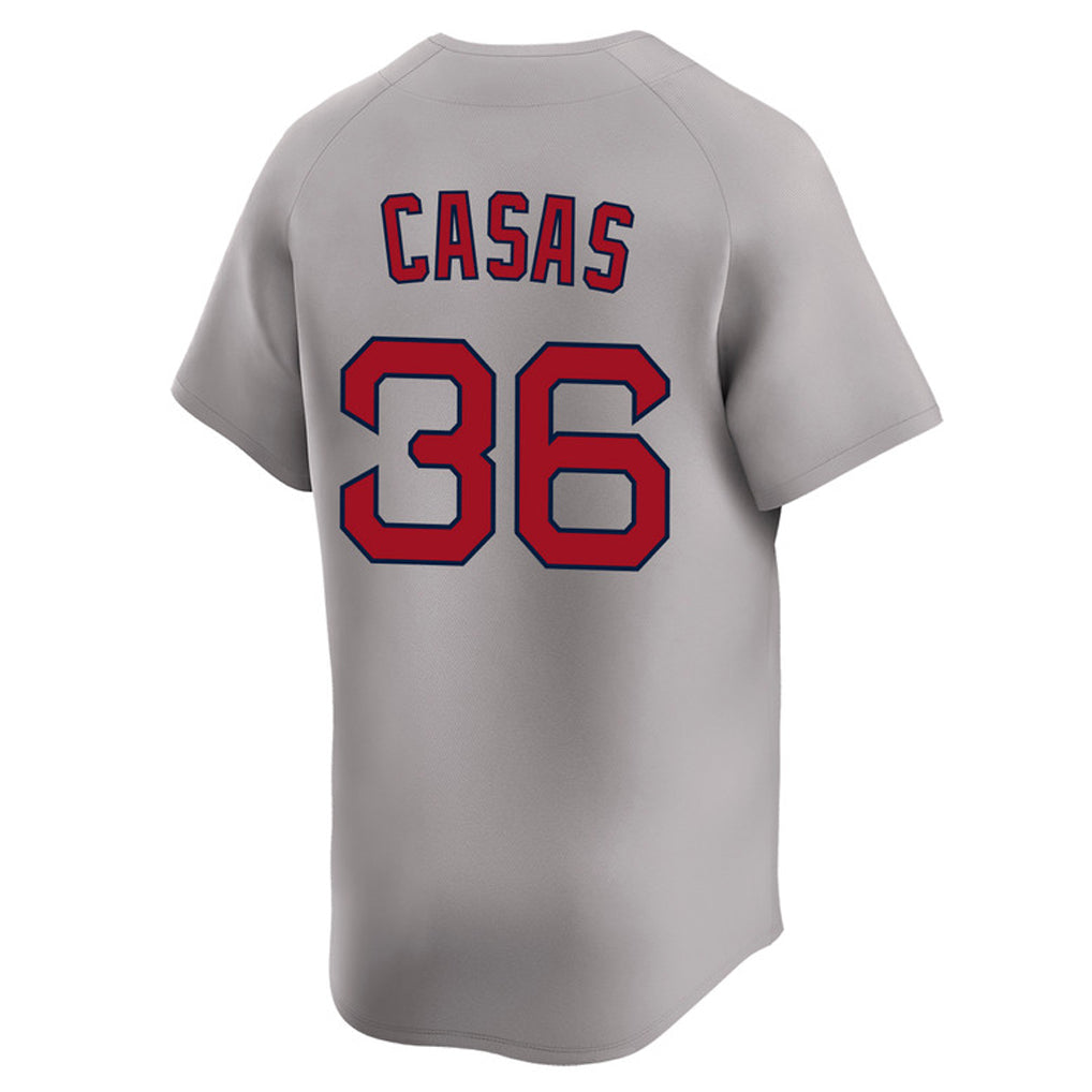 Odoa B.Red Sox #36 Triston Casas Player Gray Road Limited Home Game Stitched Jerseys