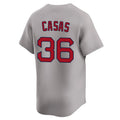 Odoa B.Red Sox #36 Triston Casas Player Gray Road Limited Home Game Stitched Jerseys