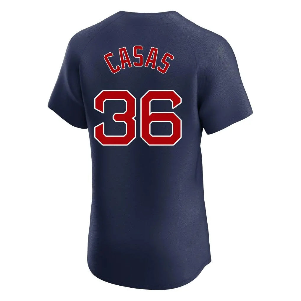 Odoa B.Red Sox #36 Triston Casas Player Navy Limited Elite Home Game Stitched Jerseys