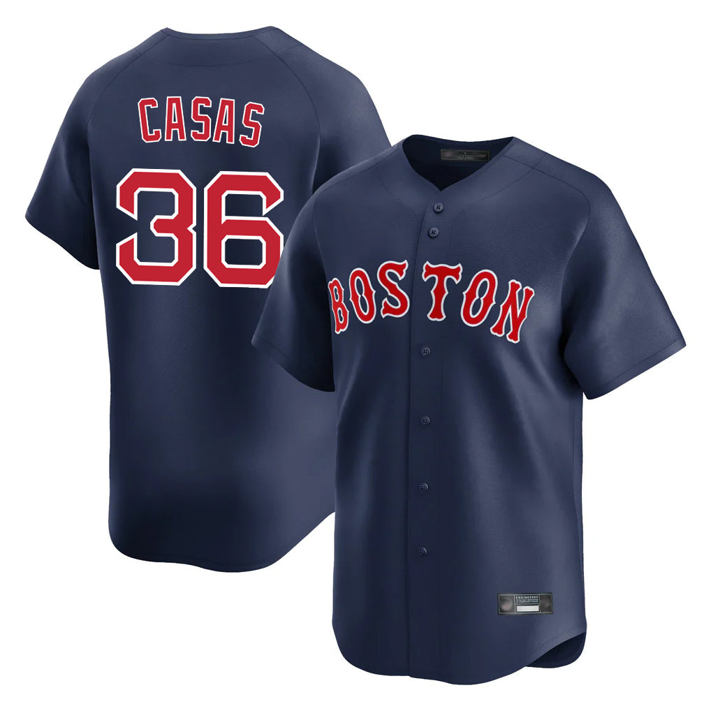 Odoa B.Red Sox #36 Triston Casas Player Navy Limited Home Game Stitched Jersey
