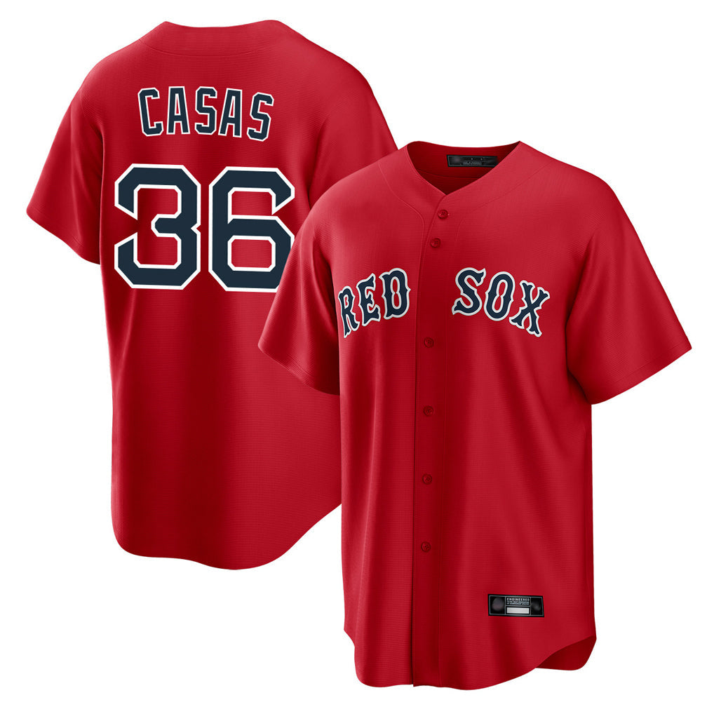 Odoa B.Red Sox #36 Triston Casas Player Red Home Game Stitched Jersey