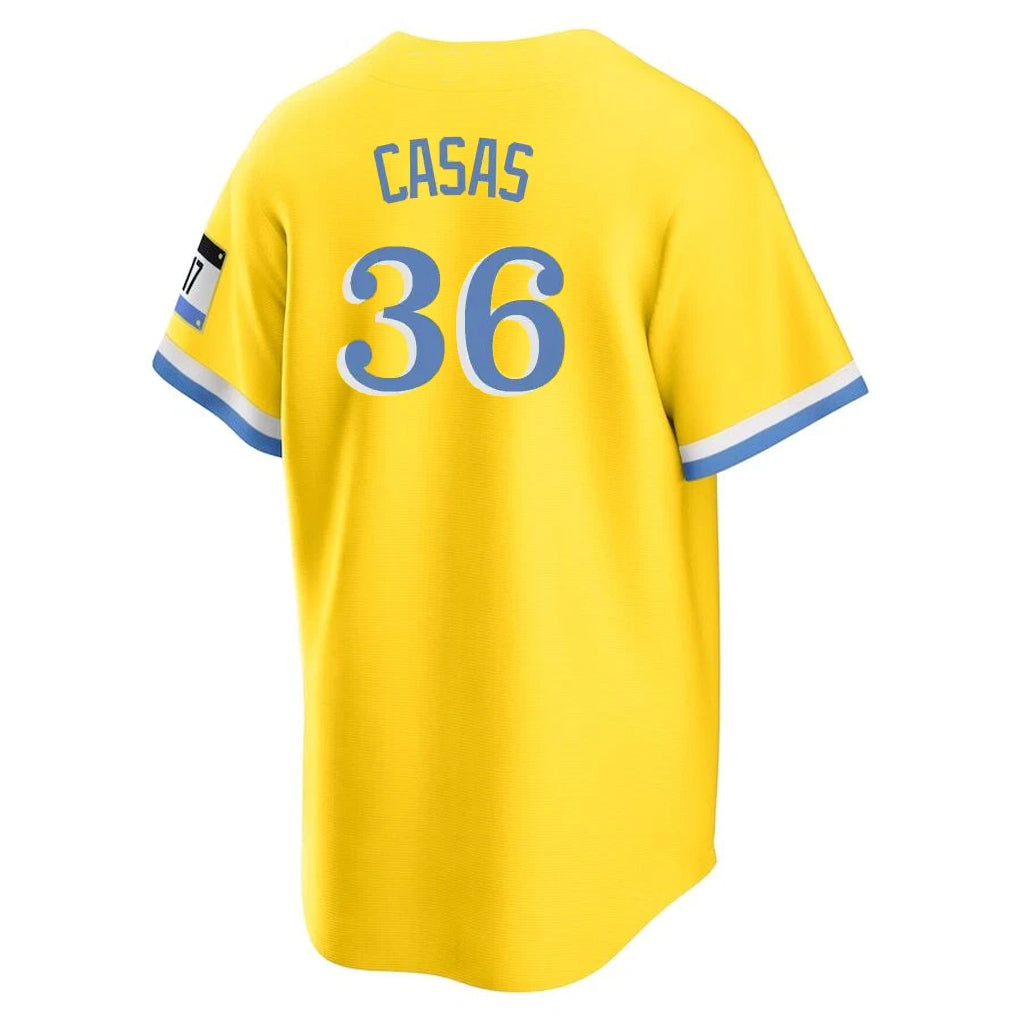 Odoa B.Red Sox #36 Triston Casas Player Yellow Home Game Stitched Jerseys