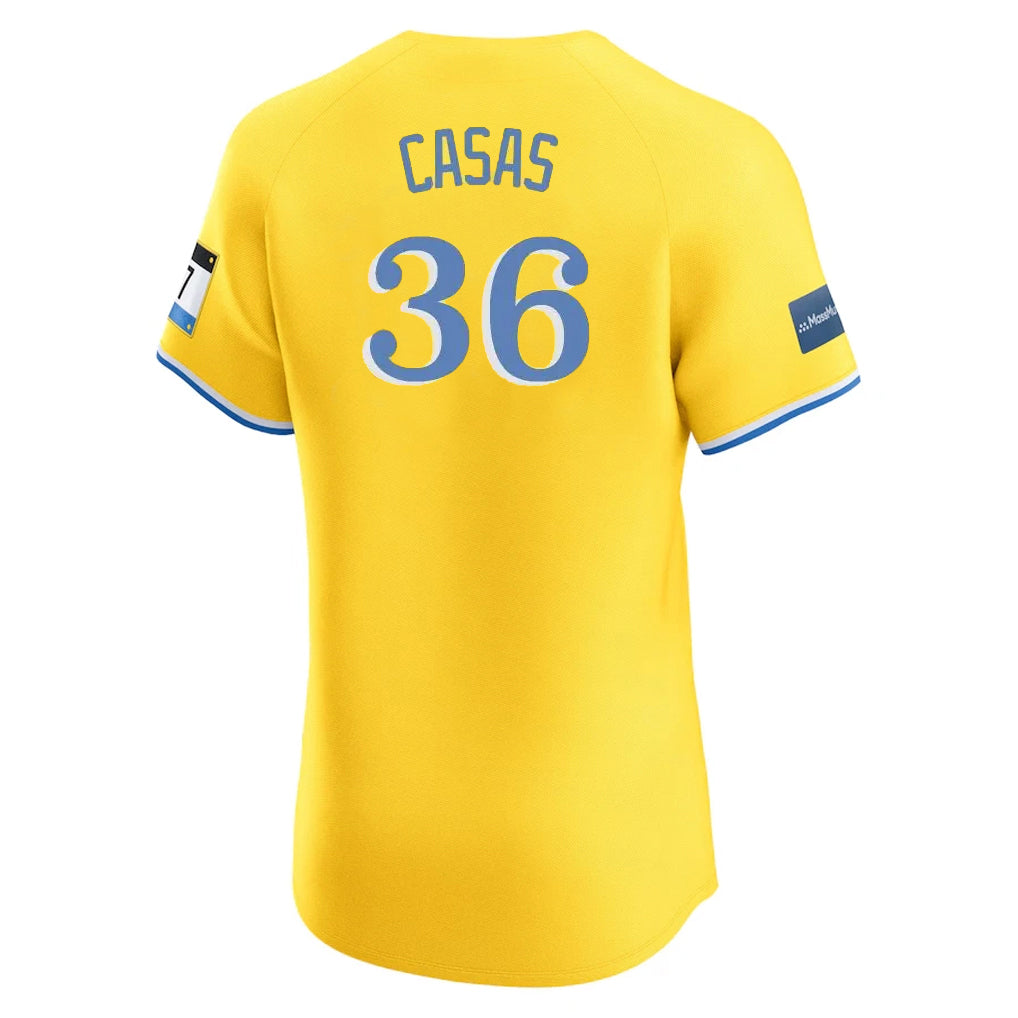 Odoa B.Red Sox #36 Triston Casas Player Yellow Limited Elite Home Game Stitched Jerseys