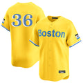Odoa B.Red Sox #36 Triston Casas Player Yellow Limited Home Game Stitched Jersey