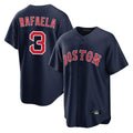 Odoa B.Red Sox #3 Ceddanne Rafaela Player Navy Home Game Stitched Jersey