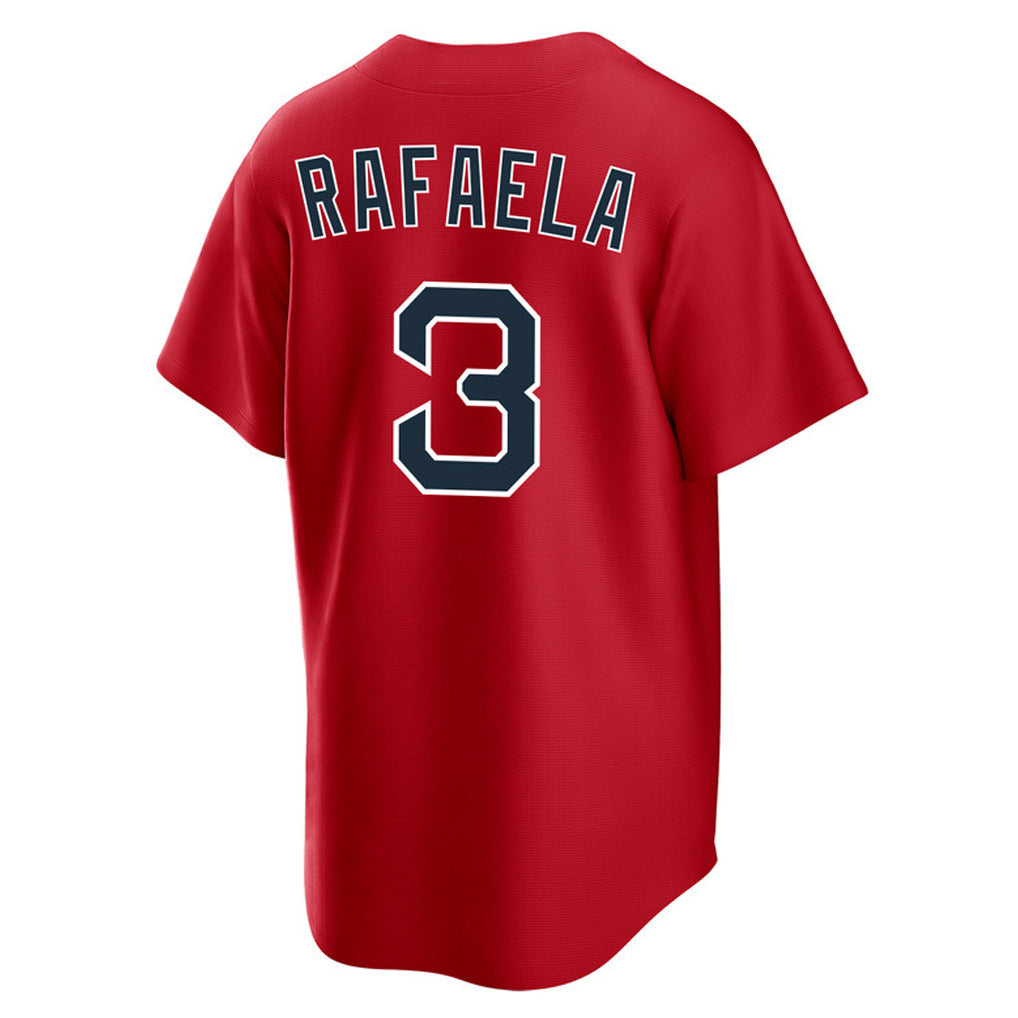 Odoa B.Red Sox #3 Ceddanne Rafaela Player Red Home Game Stitched Jerseys