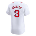 Odoa B.Red Sox #3 Ceddanne Rafaela Player White Limited Elite Home Game Stitched Jerseys